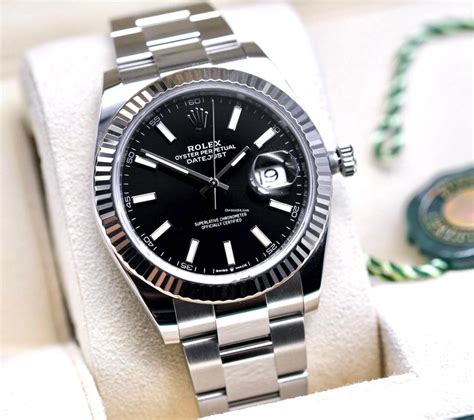 buy rolex date-just ii 41 black|rolex datejust 41mm for sale.